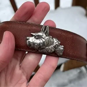 Brighton | Accessories | 992 Brighton Dog Themed Belt | Poshmark display picture 2